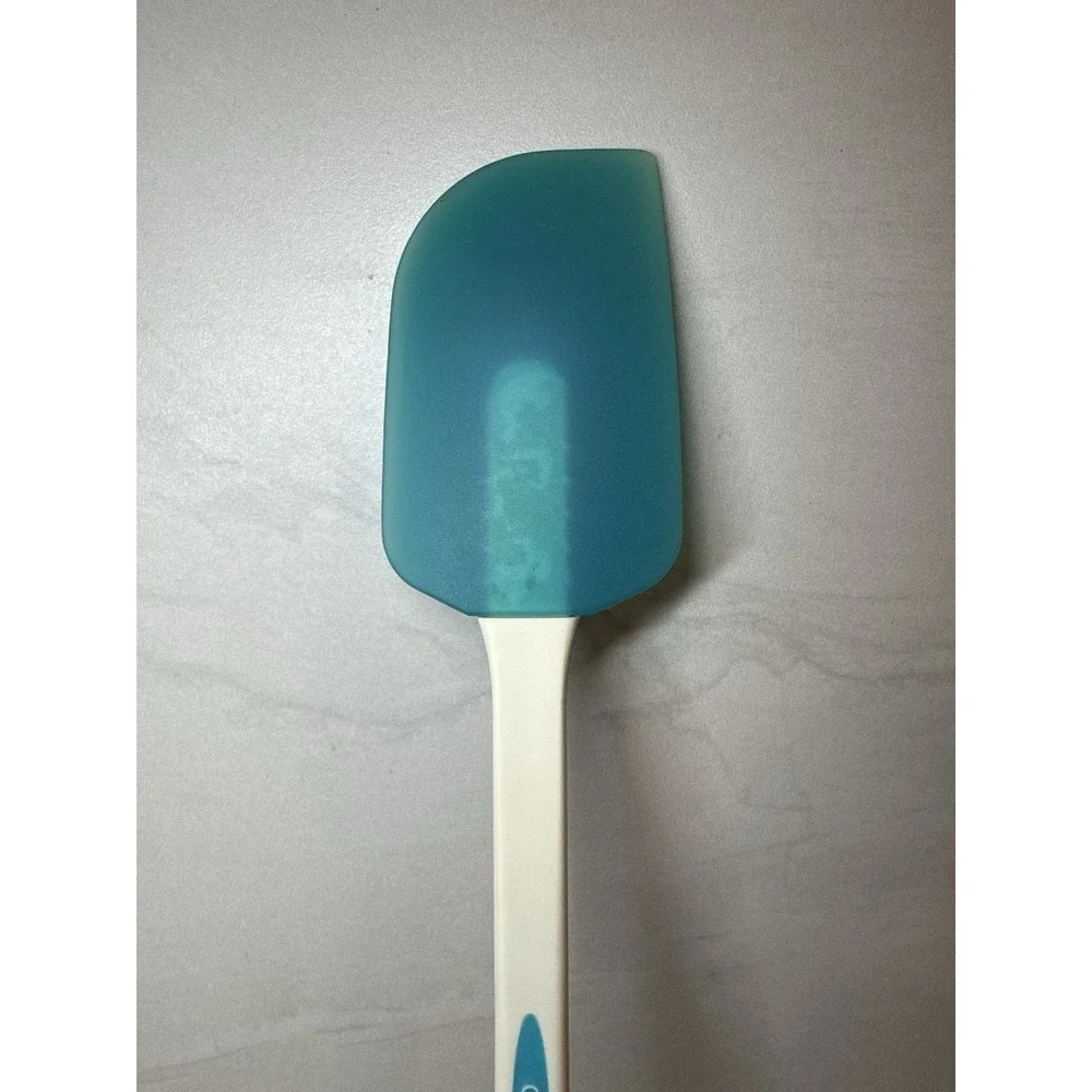 Vintage Blue &‎ White Oneida Silicone Scraper Spatula
